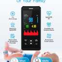 HOLFENRY Handheld Pulse Oximeter for Baby&Adult,Infant Pulse Oximeter Fingertip Rechargeable with Continuous Monitor&Alarm, Infant Oxygen Monitor Fingertip