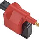 ENA Red Ignition Coil Pack Compatible with Chrysler Dodge Jeep Cherokee Wrangler Plymouth Sundance Acclaim Voyager Stratus B150 B250 B350 B2500 B3500 W150 W250 Replacement for UF97 5C1707 56027965