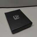 Wallet for Men Minimalist Pop Up Credit Card Case Holder 1-7 Cards, Smart Slim Wallet with Money Clip ID Window RFID Blocking Bifold Compact(Airtag Not Included) Wallets Gifts for Men (Brown)