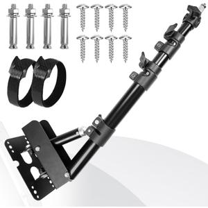 Wall Mount Triangle Boom Arm, 180 Flexible Rotation, Save Space, for Ring Light, Photography Strobe Light, Monolight, Softbox, Umbrella and Reflector