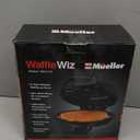 Mueller Heart 5 Waffle Maker, Waffle Iron, Adjustable Browning Control & Nonstick, Cool Touch Handle, Easy to Clean, Small Kitchen Appliances