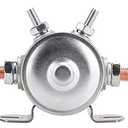 HMY 24059-08-BP 24V 300A Insulated SPST Continuous Duty Solenoid Relay Nickel-Plating Replace 1114218 70-111224 3635820 1114223 1114534 for Golf Cart Winch Marine EZGO Motor Home RV Garden Tractor