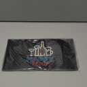 Preboun Bar Mat for Countertop with Fluorescent Pattern Thick Rubber Non Slip Black Bar Spill Mats for Coffee Kitchen Restaurants Entertaining Home Service(1 Pcs,5.91 x 11.81 Inch), Black