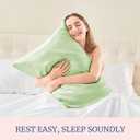 3 x BEDELITE Satin Pillowcase for Hair and Skin, Super Soft Similar to Silk Pillow Cases 4 Pack with Envelope Closure, Cooling Pillowcases for Women Men (20"x36" King Size, Gleam)