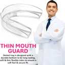2 x Anti Grinding Guard - Mouth Guard for Women  2 Sizes, Custom Fit, Non-Bulky, Moldable, Trimmable  (4) Mouth Guards for Teeth Grinding & Case  Comfortable Mouthguard, Night Guard for Tooth Grinding