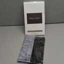 Satin Carseat Head Cover for Baby Silky Head Car Seat Cover for Babies Protection Soft Sleeping Hair Headrest Protector 2pcs Black and Silver for Boys Girls Infant