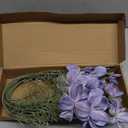 6 Pcs Artificial Fake Flowers Plants Cosmos Silk Flower Arrangements Wedding Bouquets Decorations,  23.6''/60cm Artificial Silk Daisy Fake Flowers UV Resistant Outdoor Fake Wildflowers (Purple Blue)