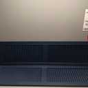Mid America 00011460036 Standard Size Cathedral Top Center Mullion, Open Louver Vinyl Shutter, w/Installation Shutter-Lok's & Matching Screws (Per Pair), 036, 14 1/2"W x 60"H, Classic Blue