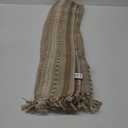DII Braided Striped Decorative Throw Blanket, 50x60, Stone