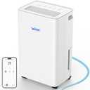 Dehumidifier for Basement 6,000 Sq Ft, 120 Pints Max. Smart Compressor,Intelligent Humidistat, Smart App-Controlled with Darin Hose And App Control for Basement, Bathroom,Living room,Bedroom,Home (White)