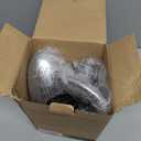 E ENERGETIC LIGHTING LED Desk Lamp, 3.5W 240LM 4000K Cool White Study Lamps for Bedroom and Office, Eye Protection, ETL Listed Silver Table lamp