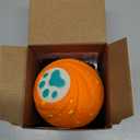 Lovkid Smart Interactive Dog Ball Toy - Durable E-TPU for Aggressive Chewers, 3 Play Modes Automatic Moving, Bouncing, Pet Gift for Medium and Large Dogs Indoor & Outdoor Use(Orange)