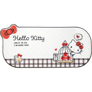 Kuitmor Kawaii Anime Cat Mouse Pad, Non-Slip Waterproof Desk Mat for Keyboard, Durable Large Extended Mouse Pad with Bowknot Shape Edge for Office Gaming - HLK, 32.3L x 15.5W inches