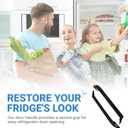 BlueStars 5304506471 Refrigerator Door Handle (Set 2 Packs) - Replace 5304486361 5304504509 5304504510 5304510039 242059503 242059506 AP6036332 PS11770475 5304510041 4390912 PS11731976 EAP11731976