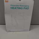 Heating pad for Neck - Wearable Electric Heating Pads for Back, Shoulder and Waist, Large Heat Pad with 4 Massage Modes & 2 Heat Levels for Women, Men, Mom, 24"x35", 2 Motor, Teal