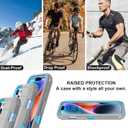 for iPhone 14 Case with 2 Screen Protector,Full Body Shockproof Drop Protection Dust Proof Heavy Duty 3-Layer Rugged Durable Military Grade Cover for Apple iPhone 14 6.1" (Gray/Blue)
