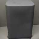 Amazon Basics Lightweight Rectangular Commercial Office Wastebasket, 10 Gallons, Grey