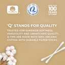 Q-tips Cotton Swabs Organic Swab Ultimate Home and Beauty Tool Made from Organic Cotton, 400 Count (4 Pack) 1600 total swabs