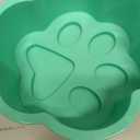 6Inch Dog Birthday Cake Mold, 2Pack Paw Shaped Silicone Pan Extra Large, Silicone Dog Treat Mold for Homemade Birthday Cake