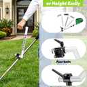 Upgraded Weed Eater Handle, String Trimmer Handle Extension Back Saver, Ergonomic Weed Wacker Grip for Lawn Care, Grass，Landscaping, Yard （17”）