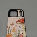 Shorogyt Compatible with iPhone 17 Pro Wallet Case with Card Holder - Cute Mushroo Frog Design Kickstand for Magnetic Clasp Back Flip Folio Leather Phone Covers for Women Men Girls