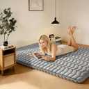 Premium Foam Japanese Futon Floor Mattress Twin Size 39"x 80",100% High Density Foam Comfortable Floor Mattress,3.2" Thicken Foldable Sleeping Pad,Dormitory Tatami Mat,for Adult and Kids (Gray)