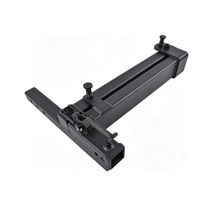 Swing Away Hitch Adapter, 90-Degree Passenger Side Swing Arm, Fits 2-Inch Receiver, 320 LBS Weight Capacity, Hitch Mount Bike Carrier Extension for Cars Trucks SUVs Vans