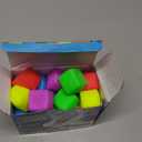 ORB 24 Pack Slow Rising Squishy Stress Cubes - Easy Sqweezy Squishy Cubes - Soft Dough Stress Balls and Fidgets for Anxiety and Stress Relief - Classroom Rewards, Party Favors for Kids, Teens, Adults