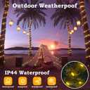 Heceltt 2 Pack Total 2000 LED Christmas Lights Outdoor,Green Wire Outdoor Fairy Lights Plug in Waterproof 8 Modes and Timer Memory Function for Xmas Wedding Party Holiday Patio Decor (Warm White)