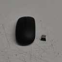Vssoplor Wireless Mouse, 2.4G Slim Portable Computer Mouse with Nano Receiver Quiet Silent Optical Laptop Mouse for Notebook, PC, Laptop, Computer-Black