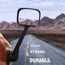 Hood Mirror Glass for 2008-2017 Freightliner Cascadia,Semi Trucks Freightliner Cascadia Accessories,Right/Passenger Side