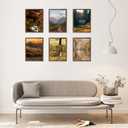 12x17 Picture Frame Deep Brown for Wall Hanging, Wood 12 x 17 Frame Photo Frame for Wall Horizontally or Vertically, Deep Brown, 2 Pack
