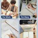 4 x Lined Spiral Journal Notebook for Women & Men,140 College-ruled Notebook for Work Writing taking Notes,A5-Dusty Blue