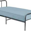 Cot Fitted Sheet 30 x 75, 100% Egyptian Cotton, 1 PC Cot Size Bottom Sheet Only, Perfect for Narrow Twin, Camp Bunk, Army Cots, Trifold Mattress, Camping Cot, Guest Bed Replacement(Baby Blue)