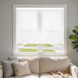 Cordless Thermal Insulation Cellular Shades, White, 32''W x 48''H