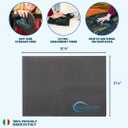 Supercloth Premium Microfiber Cleaning Cloth for All-Purpose, Lasts Over 5 YEARS, Glasses Cleaning Cloth, Microfiber Cleaning Cloth for Cars, Magic Reusable Cloth Streak-Free 100% Made in Italy (3pk)