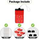 Spurtar 175A Battery Quick Connect/Disconnect, 1/0 AWG Wire Harness Plug, 12-36V Quick Connect Jumper Cables for Car ATV Lifts Motors Trailer Towing Winch, 4Pcs, Red