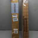LazBlinds No Tools No Drill Cordless Bamboo Roman Shades, Light Filtering Window Treatment, Roll Up Bamboo Blinds for Windows 30'' W x 64'' H, Ceylon Light Russet