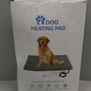 Dog Heating Pad Outdoor, Heated Dog Bed Indoor for Cats, Warming Electric Pet Heating Pad Temperature with Timer, Waterproof Heated Pet Mat with Chew Resistant Cord, for Puppy Kitten, 28 * 18 in