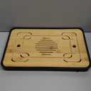 Hushee Japanese Tea Set in Gift Box Asian Porcelain Tea Set with 1 Teapot, 6 Cups, 1 Tray, 1 Stainless Infuser, Black Ceramic Chinese Teapot Christmas Winter Gift for Adult Lover