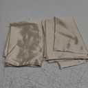 BLISSFORD Satin Pillowcase with Zipper, for Hair and Skin Care, Feels Soft and Cool Like a Silk Pillowcase, Satin Pillow Cases 2 Pack, Slik Pillow Cover, Ivory - Standard Size, Set of 2