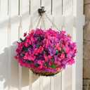 Artificial Bougainvillea Flowers for Outdoors Spring Plants Decor, 4 Bundles Faux Flowers for Outdoor Planters Silk UV Resistant Realistic for Outside for Porch Patio Window Planter Garden Home