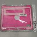 INFILAND Kids Case for iPad A16 11 Inch 2025 (11th Gen), iPad 10th Generation (10.9 Inch 2022), Durable Shockproof Stand Protective Cover with Pencil Holder/Handle (Magenta-Pink)