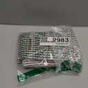 INFEI Plain Striped Cotton Linen Blended Dinner Cloth Napkins - Set of 12 (40 x 30 cm) - for Events & Home Use (Brown)