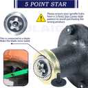 539131898 Spindle Assembly with 539113300 Pulley Replaces Husqvarna 539131898 Husqvarna Spindle Assembly for Husqvarna MZ61, MZ 61, MZT61, MZT 61, MZ T 61, M-ZT-61, MZ6128, MZ 6128 Lawn Mower