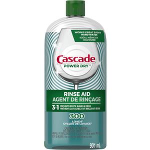 Cascade Platinum Power Dry Dishwasher Rinse Aid, 30.5 fl oz