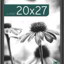 MCS Studio Gallery Classic 20x27 Poster Frame Black Woodgrain Engineered Wood, Vertical & Horizontal Wall Hanging Large Picture Frame for Photos, Posters & Art Prints (1-Pack)