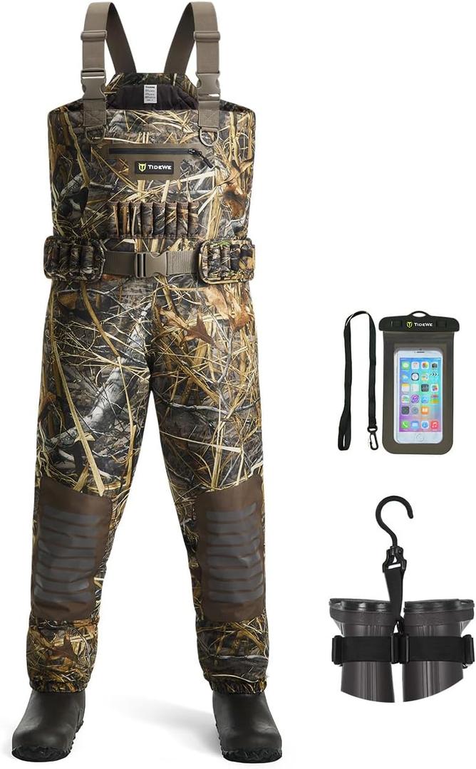 TIDEWE Breathable Chest Waders, Waterproof Insulated Hunting Waders