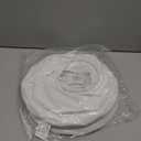 Scalloped Lamp Shades Set of 2, White Lamp Shade with Petal Edge Braid, 6.1"Top x 13"Bottom x 9.6"High, Bell Lamp Shades for Table Lamps Floor Lamps, Spider, Harp Holders Included, Easy Assembly