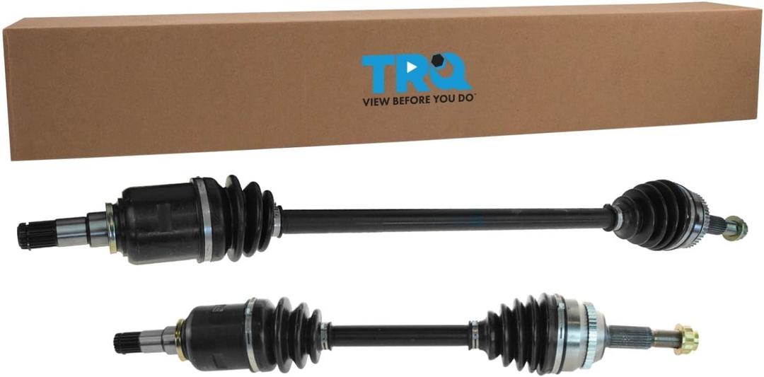 TRQ Front Left and Right CV Axle Assembly Set 2 Piece Compatible with 03-06 Toyota Matrix XR Base Model FWD Manual 07-08 Matrix Manual 03-06 Pontiac Vibe Base Model FWD Manual 07-08 Vibe Manual
